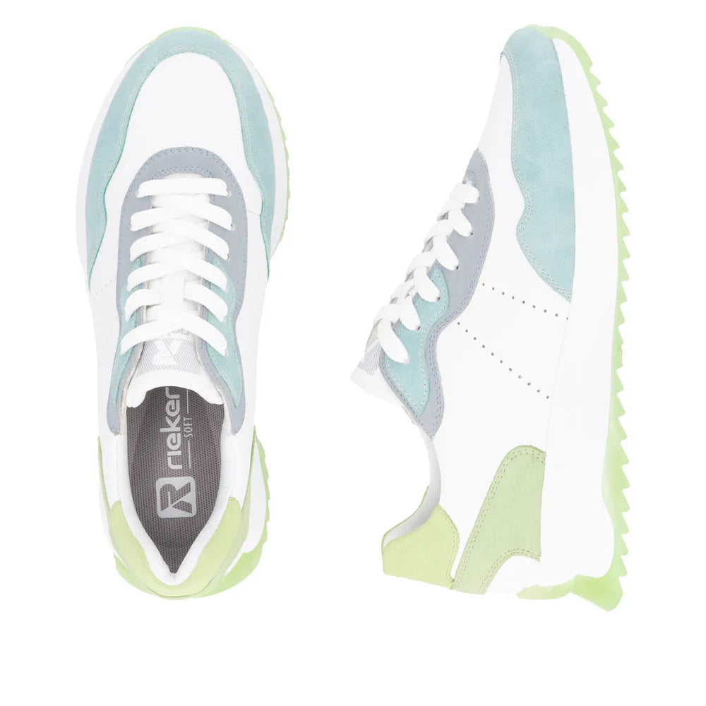 Lagune/Weiss/Bleu/Lightmint/Limette