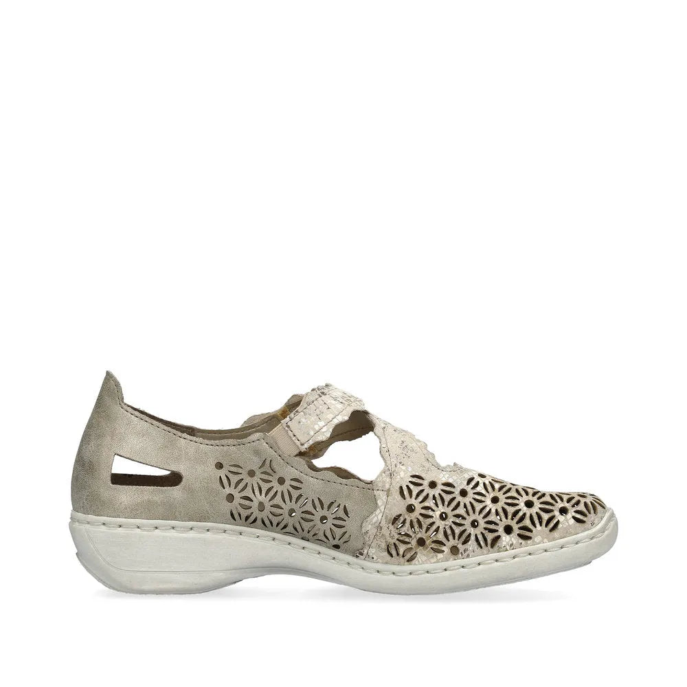 Beige-Metallic/Perle