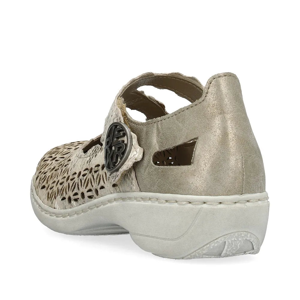 Beige-Metallic/Perle