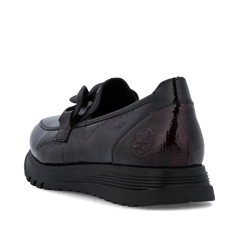 bordeaux/black