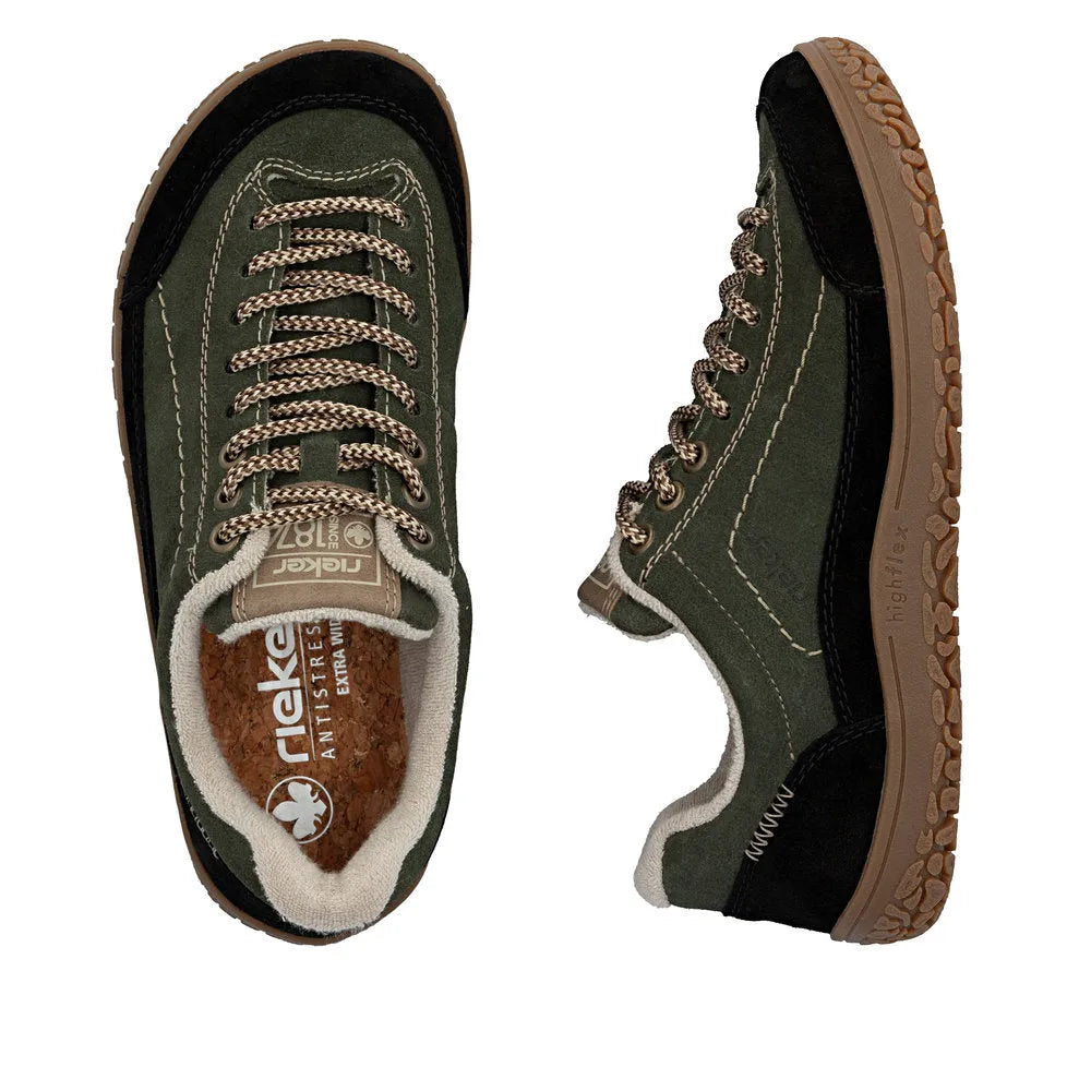 Schwarz/Khaki/Fango