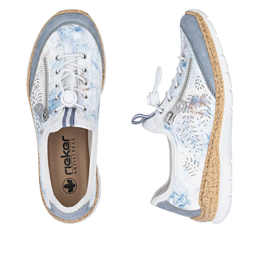 Bleu/Blau-multi/Reinweiss