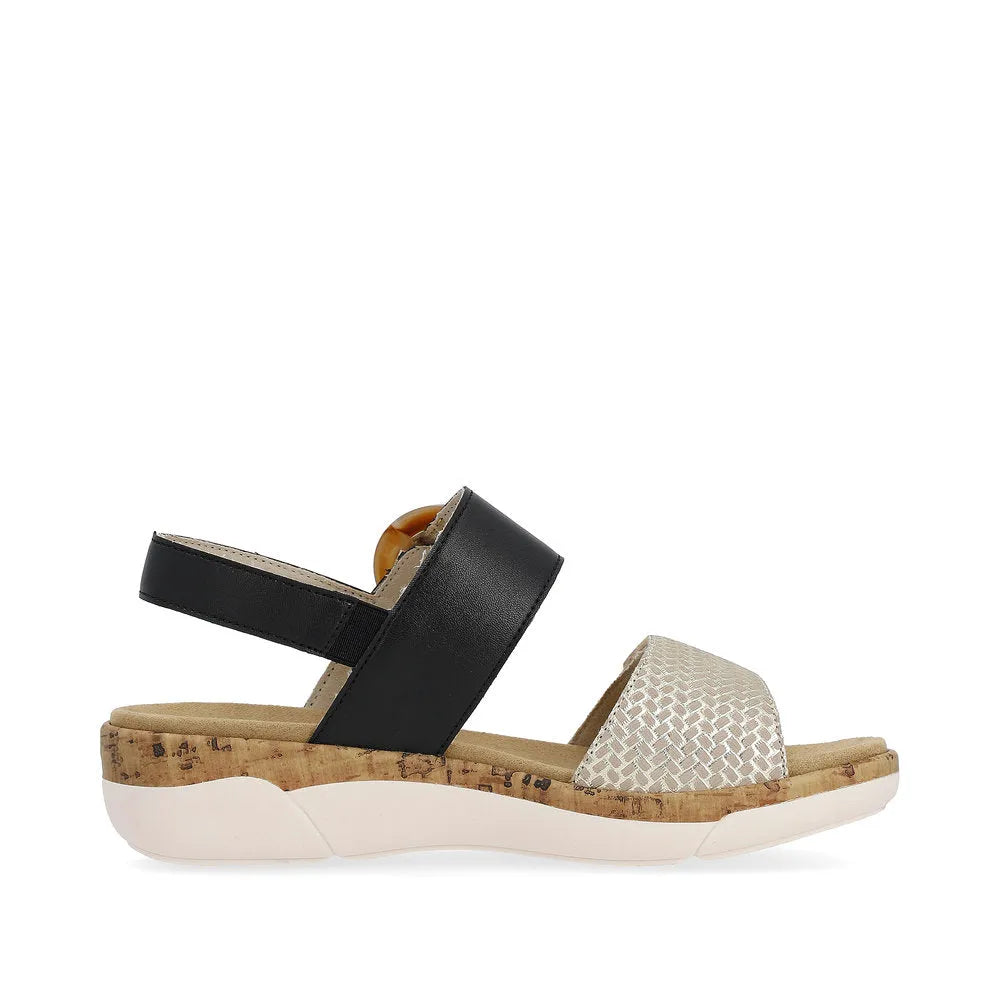 Beige-Gold/Schwarz