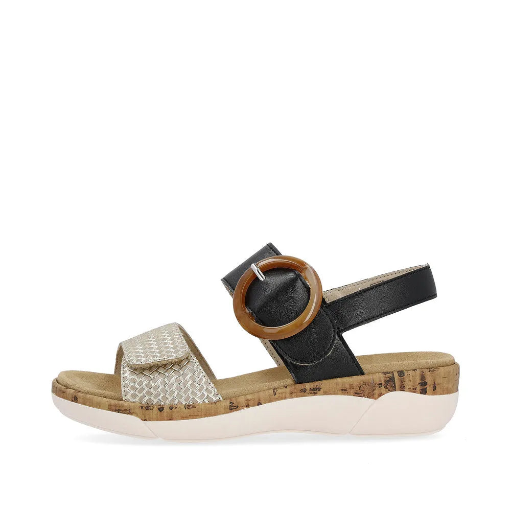 Beige-Gold/Schwarz