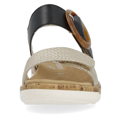 Beige-Gold/Schwarz