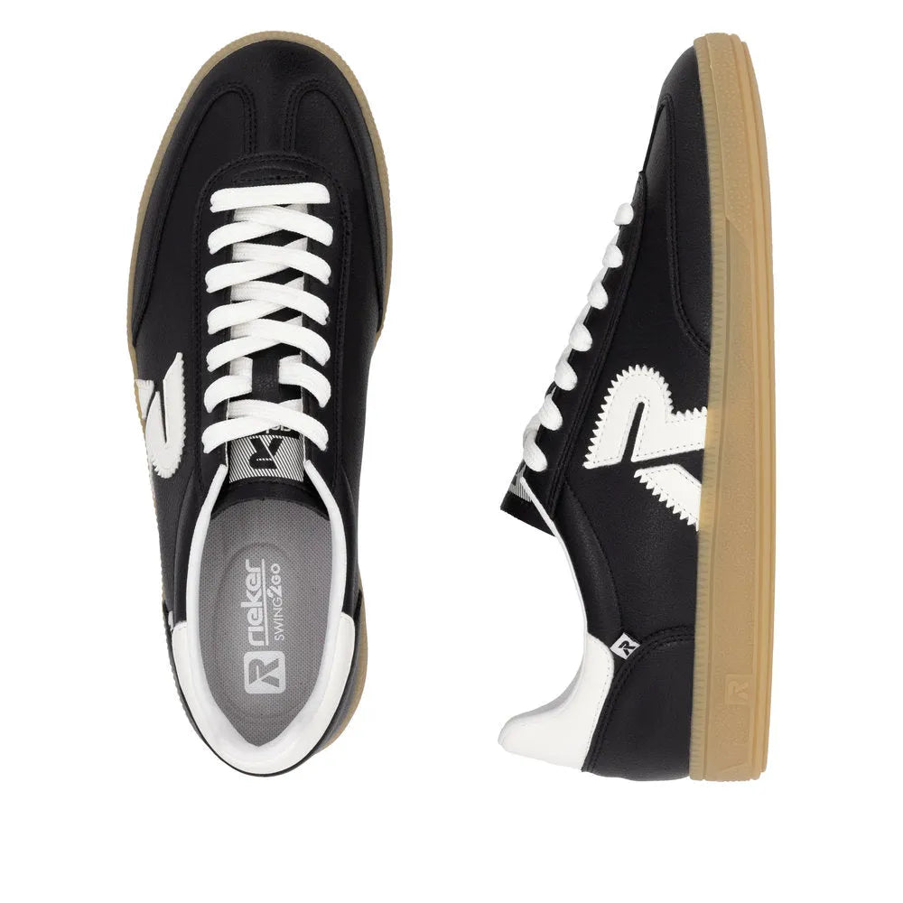 Schwarz/Offwhite