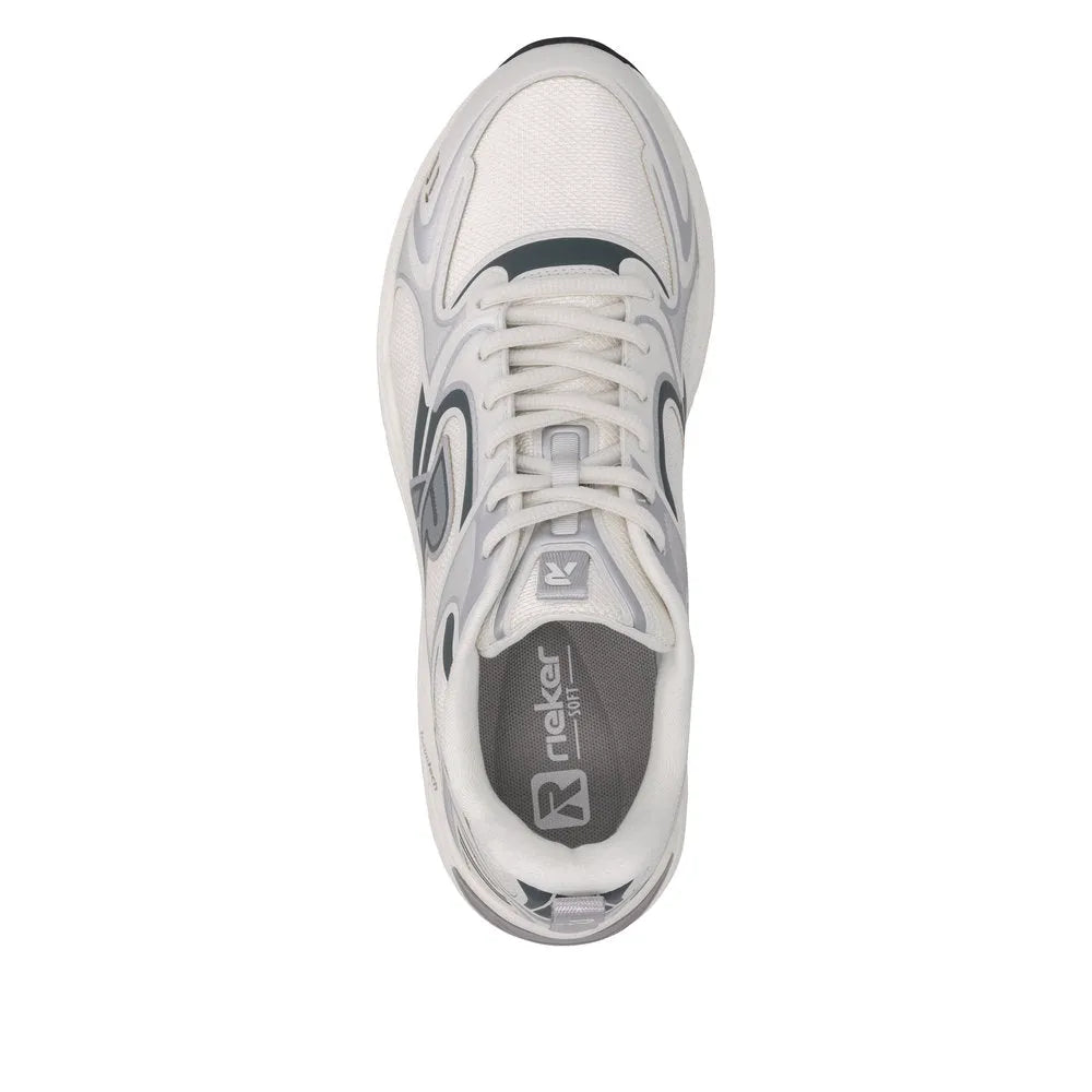 Cream/silver/mistel