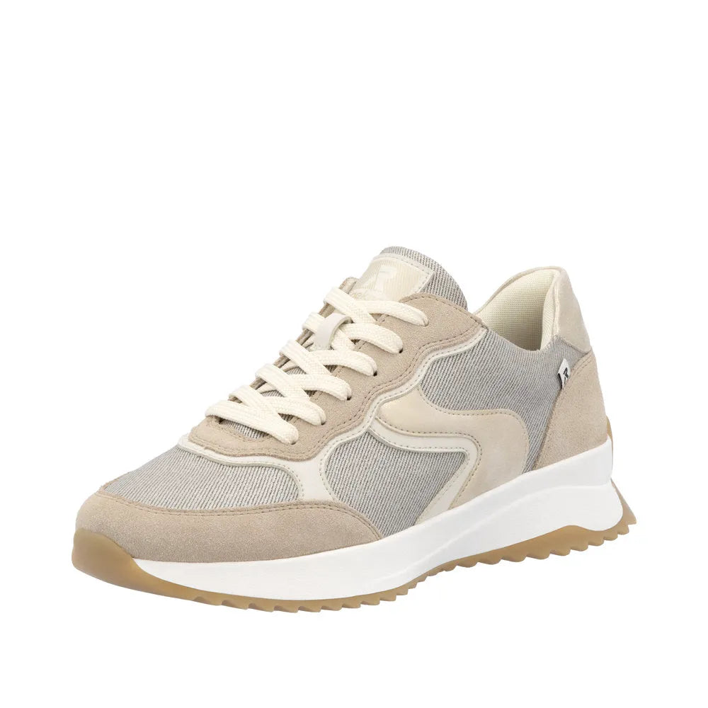 Lehm/Beige-Silber/Offwhite/Muschel