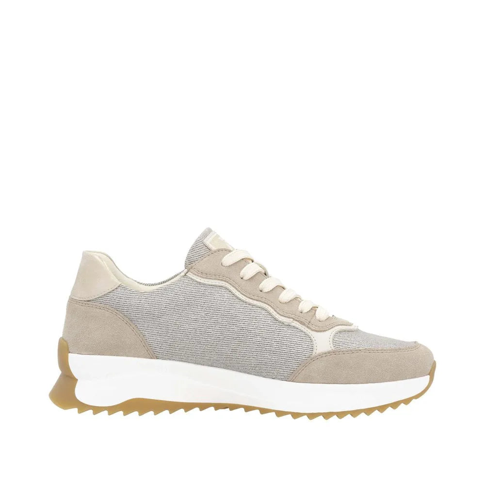 Lehm/Beige-Silber/Offwhite/Muschel