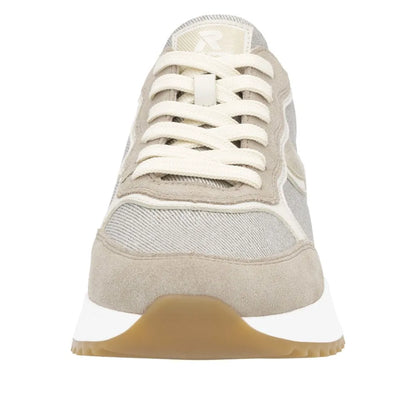 Lehm/Beige-Silber/Offwhite/Muschel