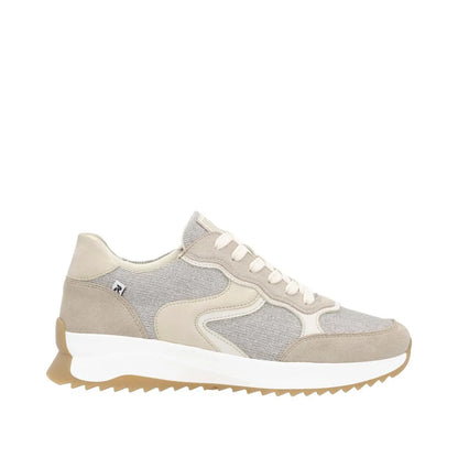Lehm/Beige-Silber/Offwhite/Muschel