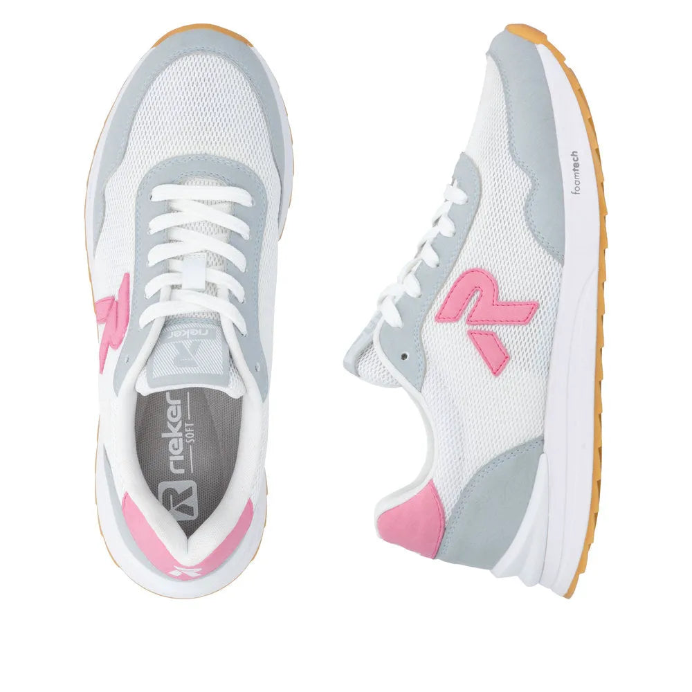 Bleu/Weisss/Pink/Weiss