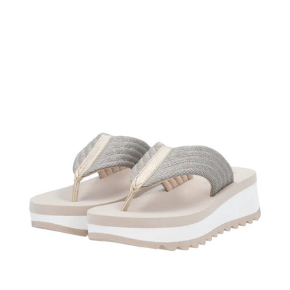 Muschel/Beige-Silber