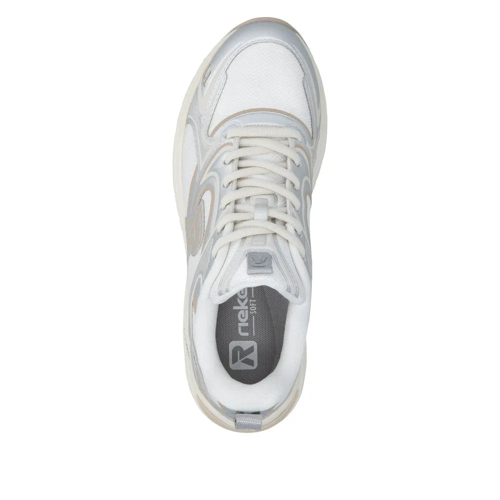 Weiss/silver/offwhite