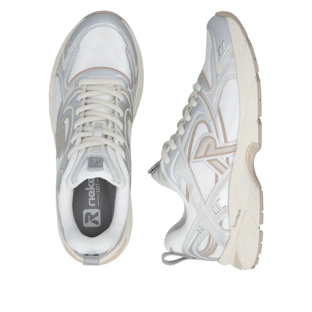 Weiss/silver/offwhite